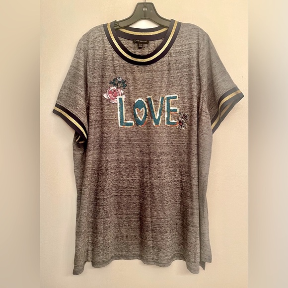 Lane Bryant Tops - Lane Bryant “ Love” top size 22/24